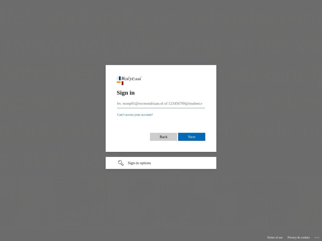 Inloggen bij Roc Mondriaan Portaal – Inloggen Bij